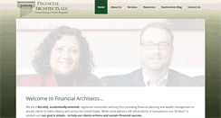 Desktop Screenshot of financialarchitectsllc.com